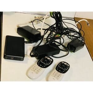 Direct TV C61-700 Genie Mini Receiver With 2 Remote Controls Used As Is